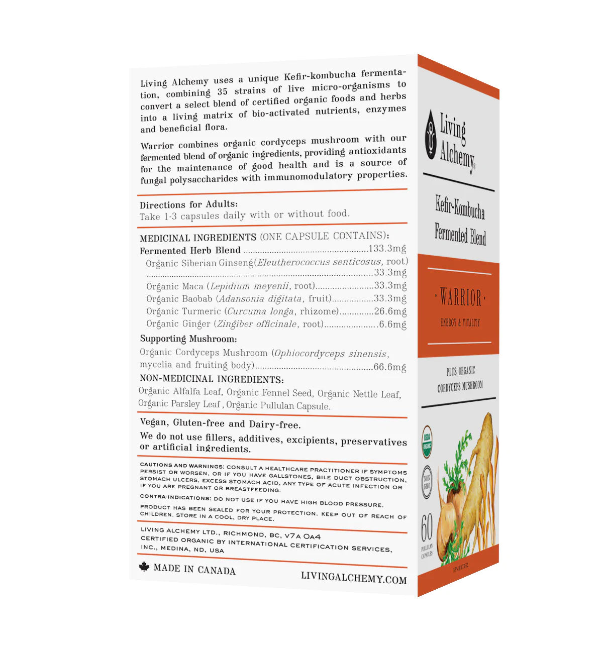 Living Alchemy Warrior (60 Capsules)