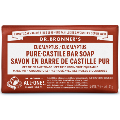Dr. Bronner's All-One Hemp Eucalyptus Bar Soap