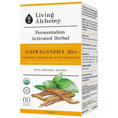 Living Alchemy Ashwagandha Alive 60 Capsules