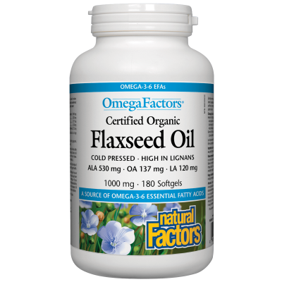 Flax Seed Oil Capsules (180 capsules)