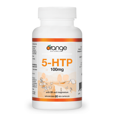 Orange Naturals 5-HTP with B6 and Magnesium 60 Capsules