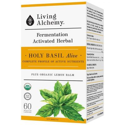 Living Alchemy Holy Basil Alive 60 Capsules