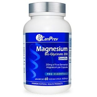 CanPrev Magnesium BisGlycinate 200 Gentle 60 Veggie Caps