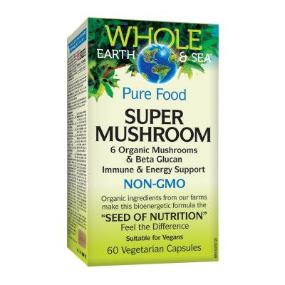 Whole Earth & Sea Super Mushroom 60 Veggie Caps