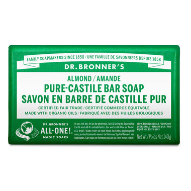 Dr. Bronner's Pure Castile Bar Soap Almond