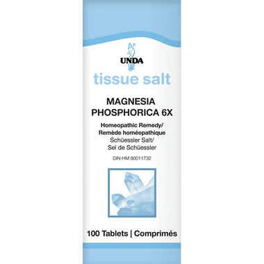 Unda Scheussler Tissue Salt Magnesia Phosphorica 6X - 100 Tablets
