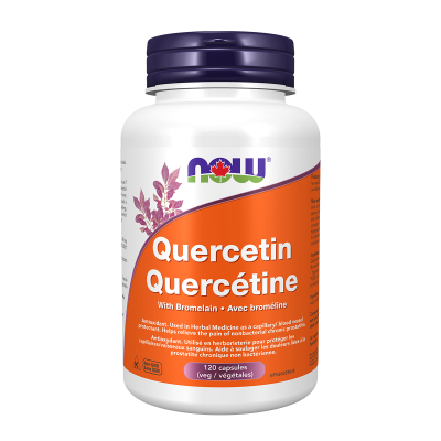 NOW Quercetin with Bromelain 120 Veggie Caps