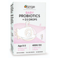 Orange Naturals Baby Probiotics + D3 Drops 10 ml