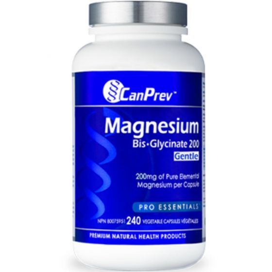 Magnesium BisGlycinate 200mg Gentle 240 Capsules