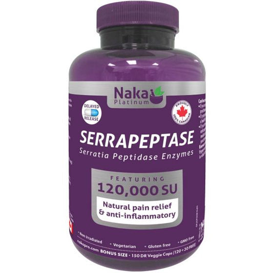 Naka Serrapeptase 150 Capsules