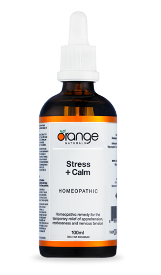 Stress and Calm Homeopathic Remedy Front of Bottle