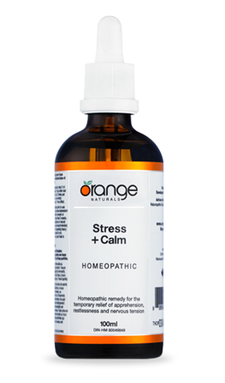 Stress and Calm Homeopathic Remedy Front of Bottle