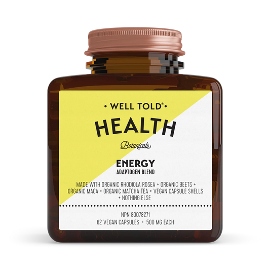 Well Told Botanicals: Energy 62 Capsules