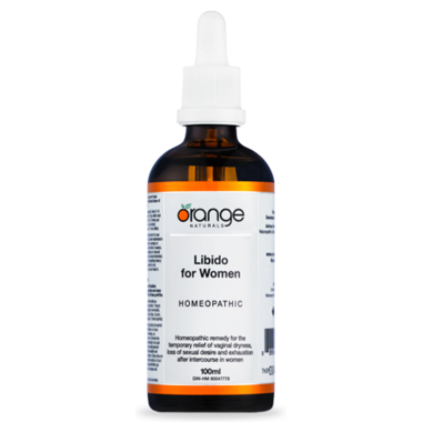 Orange homeopathic libido for women in a 100ml bottle